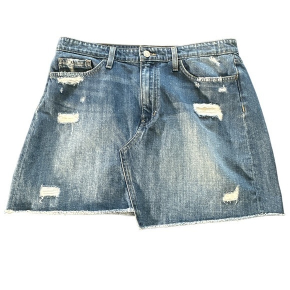 Flying Monkey Denim Skirt Size 11 EUC #6595